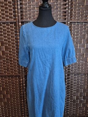 COS Light Blue Denim Mini Dress